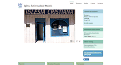 Desktop Screenshot of iglesiareformadamadrid.org