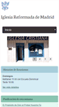 Mobile Screenshot of iglesiareformadamadrid.org