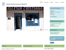 Tablet Screenshot of iglesiareformadamadrid.org